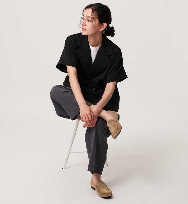 BEAUTY&YOUTH UNITED ARROWS「レザー ギャザー ローファー」|ローファー|