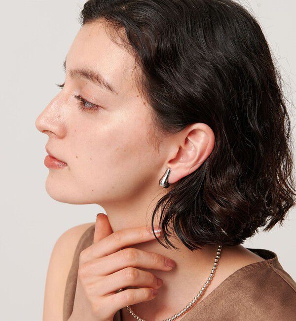 BEAUTY&YOUTH UNITED ARROWS「メタル イビツ ドロップ イヤリング」|イヤリング|