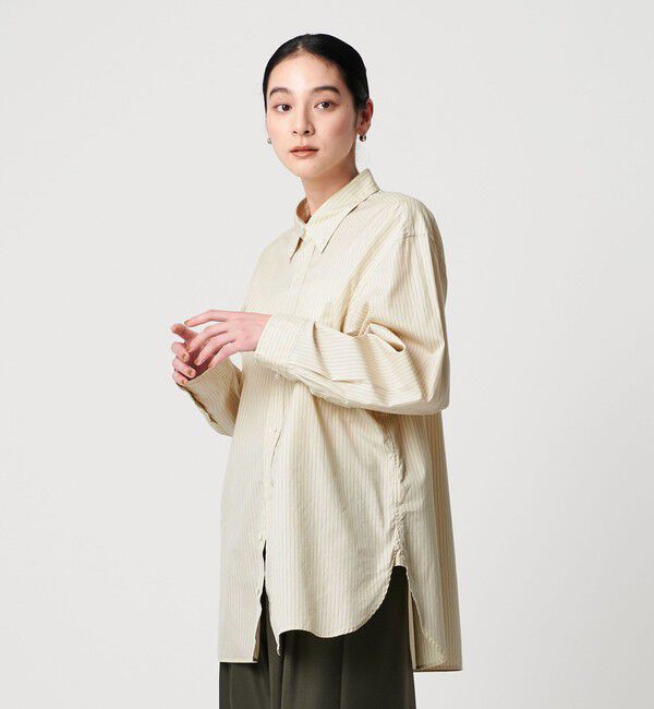 BEAUTY&YOUTH UNITED ARROWS「コットン ストライプビッグシャツ」|シャツ・ブラウス|
