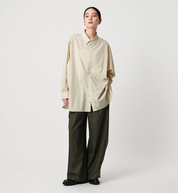 BEAUTY&YOUTH UNITED ARROWS「コットン ストライプビッグシャツ」|シャツ・ブラウス|
