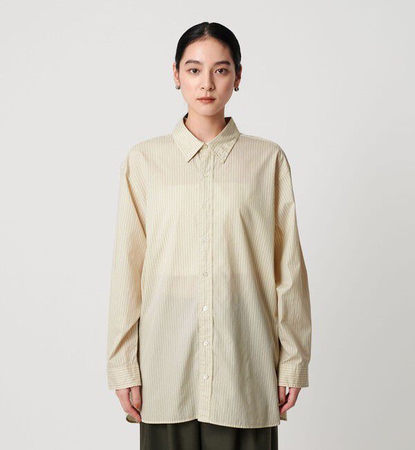 BEAUTY&YOUTH UNITED ARROWS「コットン ストライプビッグシャツ」|シャツ・ブラウス|