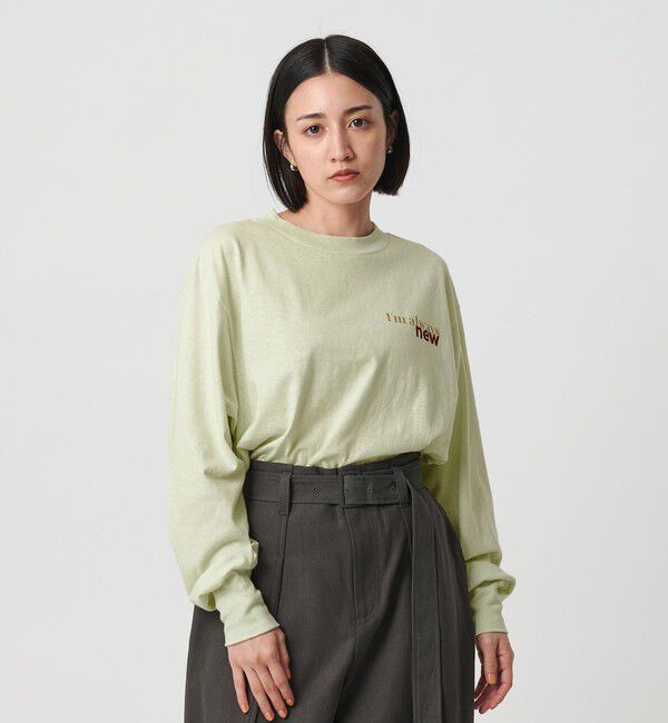 BEAUTY&YOUTH UNITED ARROWS「【別注】＜Americana＞ロゴロングスリーブTシャツ」|Tシャツ・カットソー|