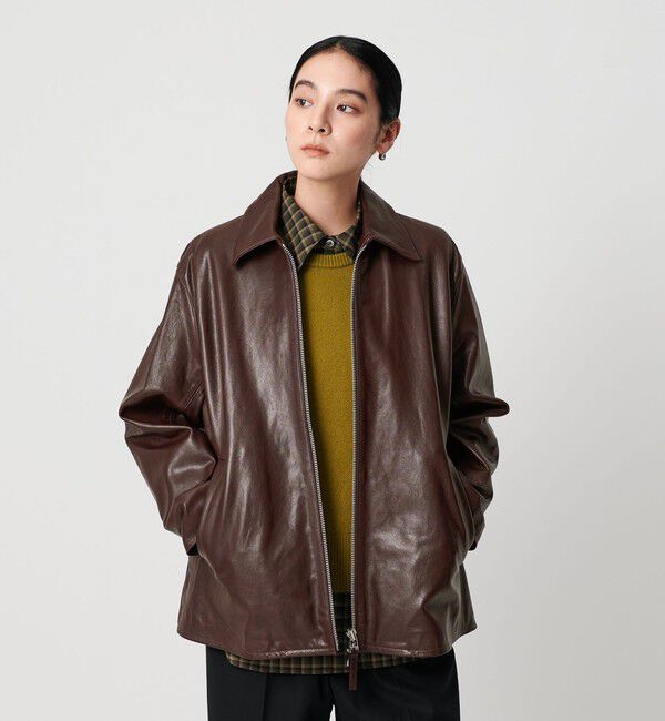 BEAUTY&YOUTH UNITED ARROWS「シープレザー フロントジップ ジャケット」|その他|