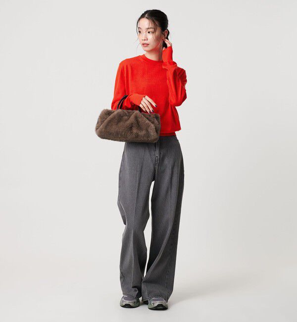 BEAUTY&YOUTH UNITED ARROWS「ウールポリエステル ハイゲージクルーネックニット ウォッシャブル」|ニット・セーター|