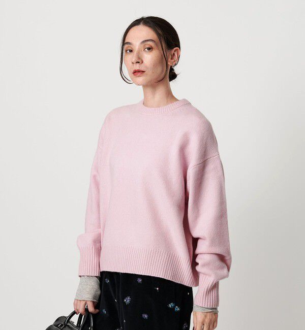 BEAUTY&YOUTH UNITED ARROWS「ウールカシミヤ アクア クルーネックニット」|ニット・セーター|