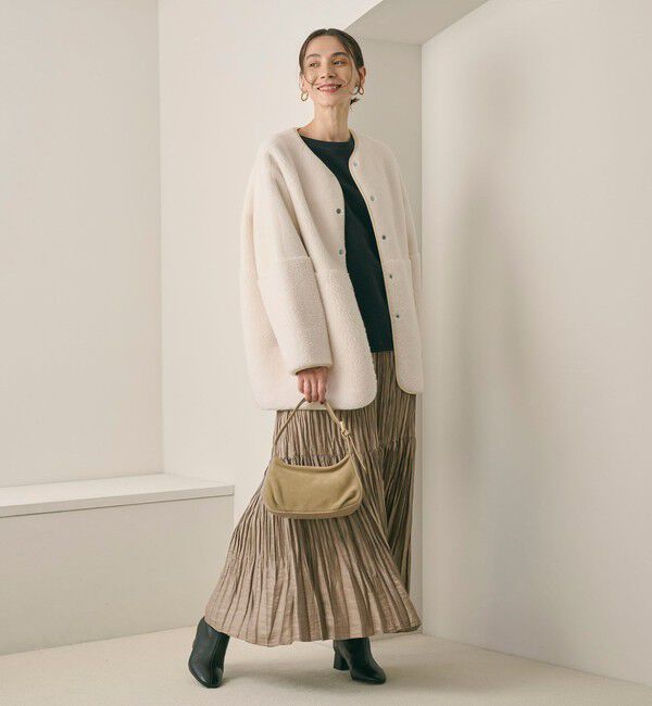 BEAUTY&YOUTH UNITED ARROWS「ポリエステル チンツプリーツ スカート」|スカート|