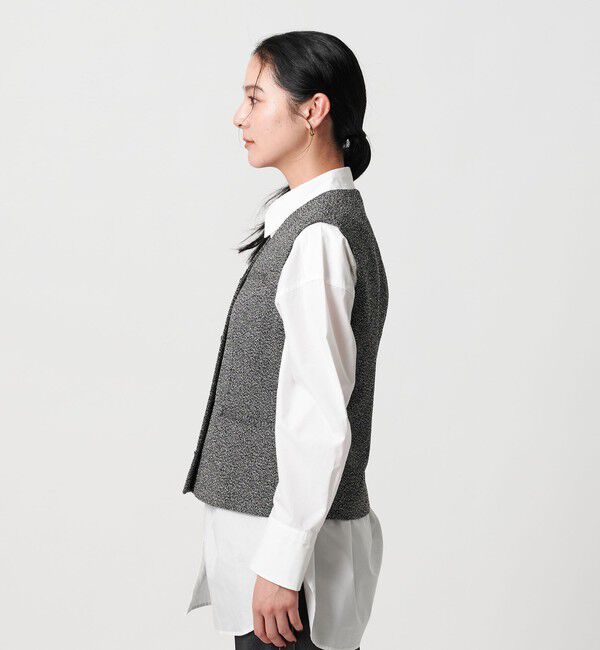 BEAUTY&YOUTH UNITED ARROWS「ポリエステル ツイードライクベスト」|ベスト・ジレ|