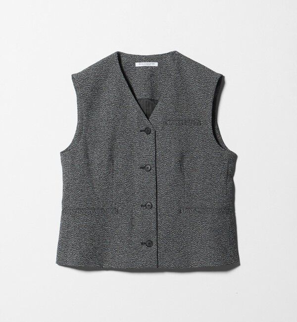 BEAUTY&YOUTH UNITED ARROWS「ポリエステル ツイードライクベスト」|ベスト・ジレ|