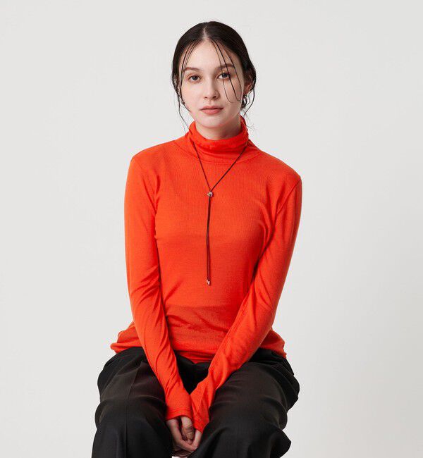 BEAUTY&YOUTH UNITED ARROWS「セルロースブレンドテレコ タートルネックカットソー」|Tシャツ・カットソー|