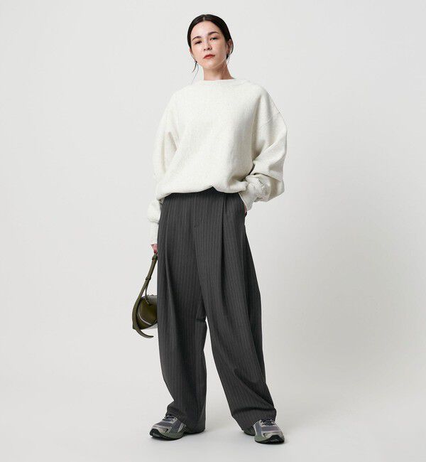 BEAUTY&YOUTH UNITED ARROWS「ポリエステルブレンド カーブパンツ」|スラックス|