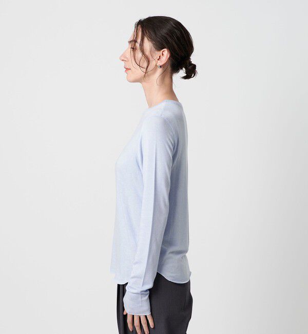 BEAUTY&YOUTH UNITED ARROWS「セルロースウールブレンド クルーネックカットソー」|Tシャツ・カットソー|