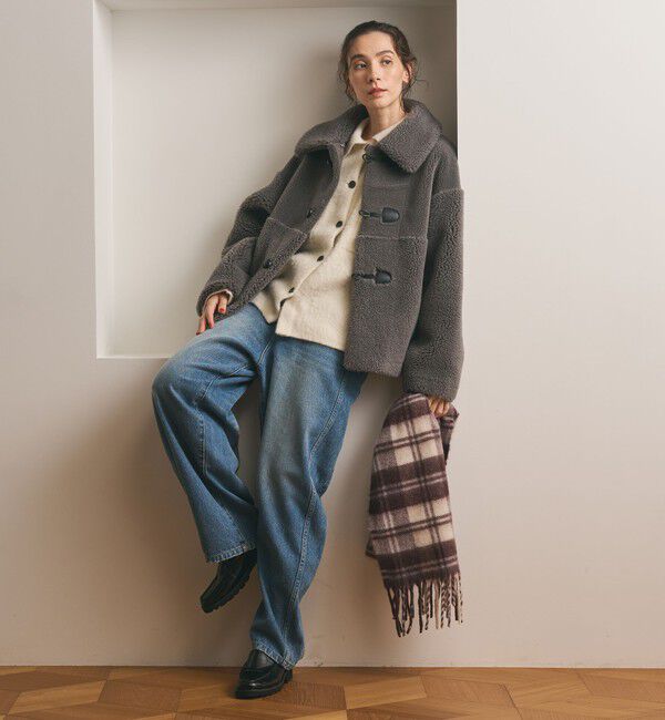 BEAUTY&YOUTH UNITED ARROWS「【WEB限定】ボア&times;フェイクムートン ループボタンジャケット 2WAY」|その他|