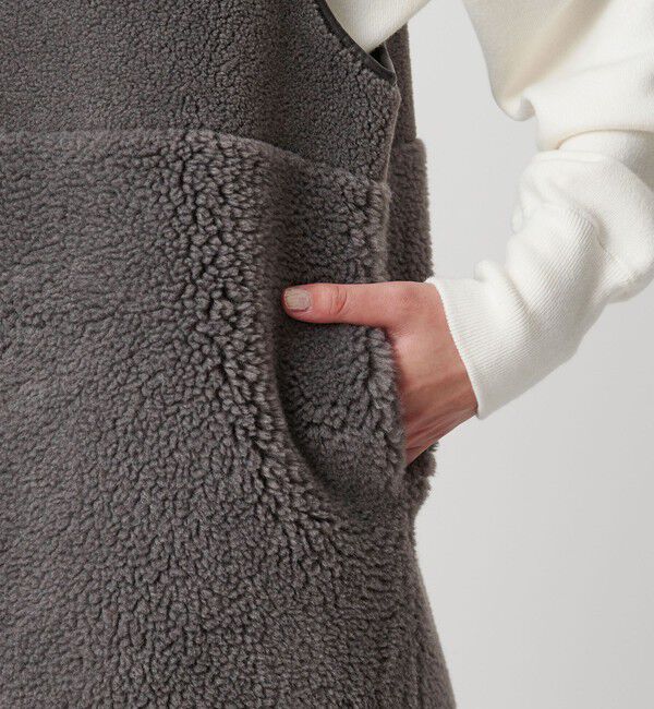 BEAUTY&YOUTH UNITED ARROWS「【WEB限定】ボア&times;フェイクムートン リバーシブルベスト」|ダウンベスト・ベスト|