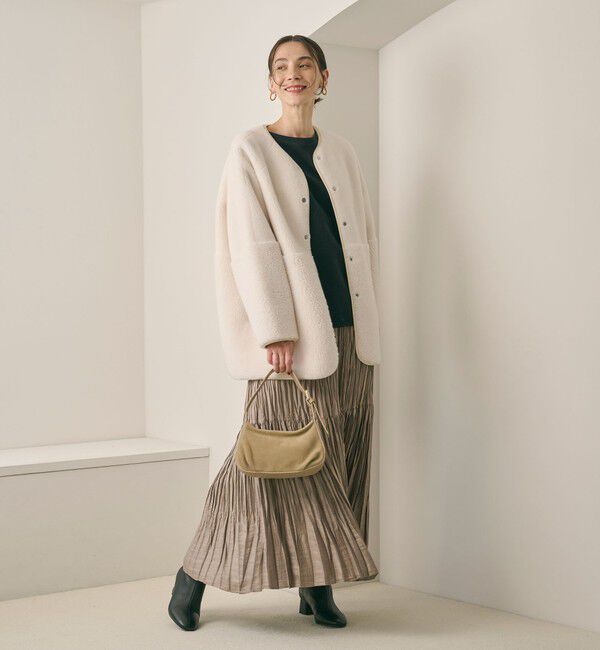 BEAUTY&YOUTH UNITED ARROWS「【WEB限定】ボア&times;フェイクムートン リバーシブルジャケット 」|その他|