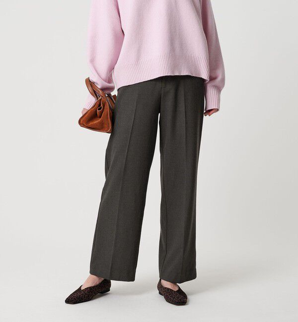 BEAUTY&YOUTH UNITED ARROWS「裏起毛バックゴム ストレートパンツ ウォッシャブル」|スラックス|