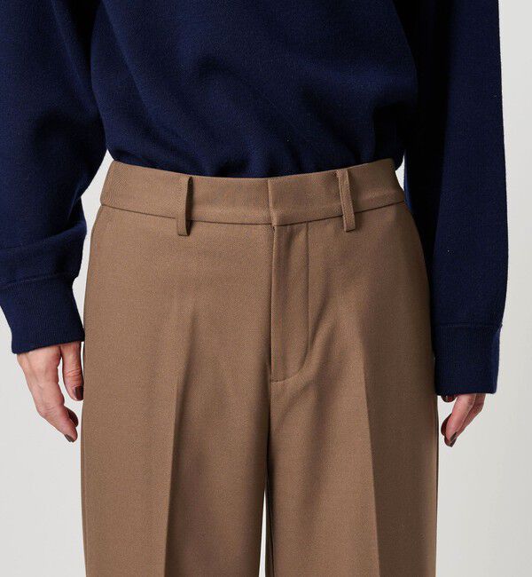 BEAUTY&YOUTH UNITED ARROWS「裏起毛バックゴム ストレートパンツ ウォッシャブル」|スラックス|
