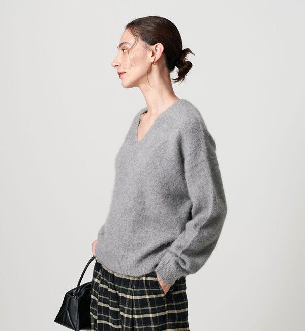 BEAUTY&YOUTH UNITED ARROWS「フォックスカシミヤブレンド Vネックニットプルオーバー」|ニット・セーター|