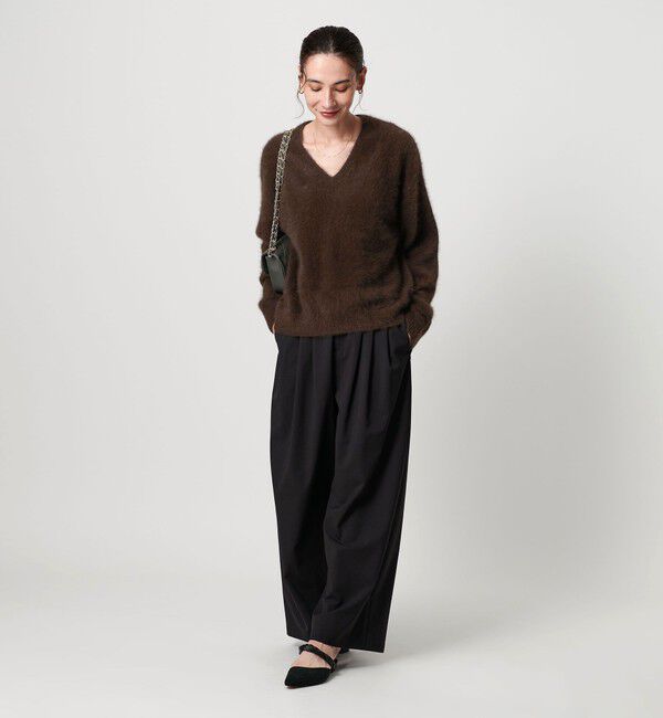 BEAUTY&YOUTH UNITED ARROWS「フォックスカシミヤブレンド Vネックニットプルオーバー」|ニット・セーター|