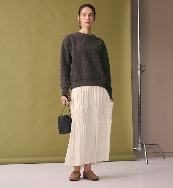 BEAUTY&YOUTH UNITED ARROWS「【WEB限定】シャーリング キリカエ フレアスカート」|スカート|