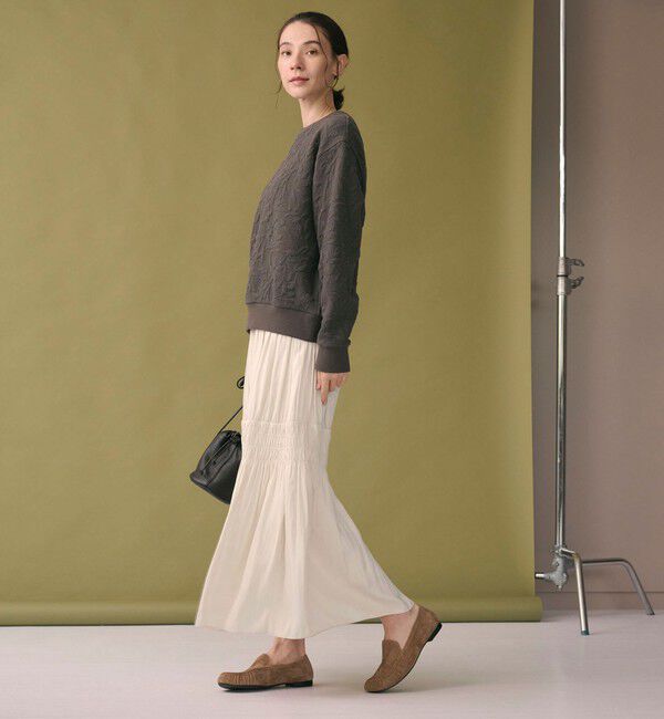 BEAUTY&YOUTH UNITED ARROWS「【WEB限定】シャーリング キリカエ フレアスカート」|スカート|