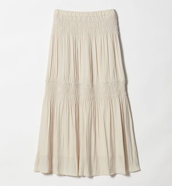 BEAUTY&YOUTH UNITED ARROWS「【WEB限定】シャーリング キリカエ フレアスカート」|スカート|