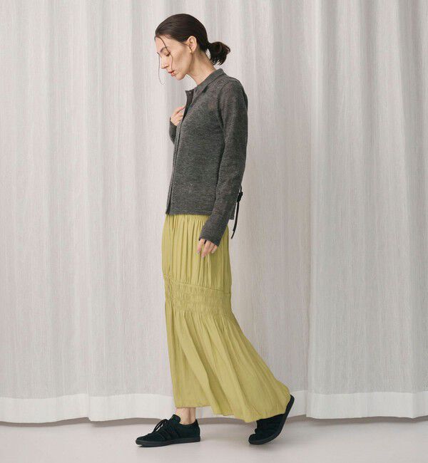 BEAUTY&YOUTH UNITED ARROWS「【WEB限定】シャーリング キリカエ フレアスカート」|スカート|