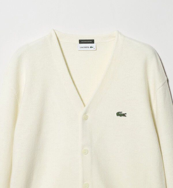 BEAUTY&YOUTH UNITED ARROWS「【別注】＜LACOSTE＞ロングスリーブニットカーディガン」|カーディガン|
