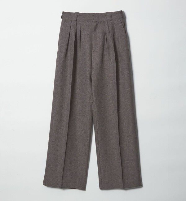 BEAUTY&YOUTH UNITED ARROWS「【WEB限定】ポリエステル タックワイドパンツ ウォッシャブル」|その他|