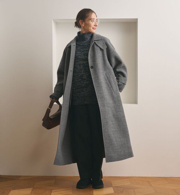 BEAUTY&YOUTH UNITED ARROWS「リバー ステンカラー ロングコート」|ステンカラーコート|