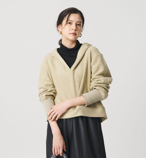 BEAUTY&YOUTH UNITED ARROWS「パイル スキッパーフーディ」|Tシャツ・カットソー|LIME