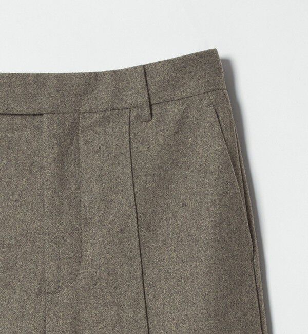 BEAUTY&YOUTH UNITED ARROWS「毛ポリエステル フランネルパンツ」|スラックス|