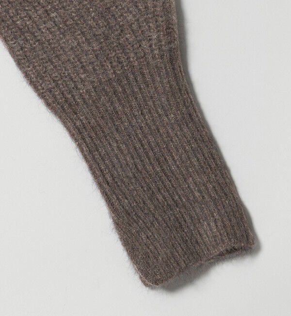 BEAUTY&YOUTH UNITED ARROWS「フォックスブレンド ボリュームスリーブ ボートネックニットプルオーバー」|ニット・セーター|