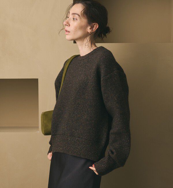 BEAUTY&YOUTH UNITED ARROWS「ウールブレンド シルクネップ ニットプルオーバー」|ニット・セーター|