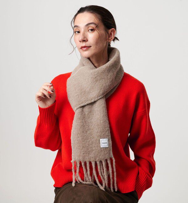 BEAUTY&YOUTH UNITED ARROWS「＜mylab＞アルパカ ステッチマフラー」|マフラー|MOCA