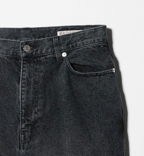 BEAUTY&YOUTH UNITED ARROWS「フェード バギー テーパード 5P デニムパンツ」|チノ|