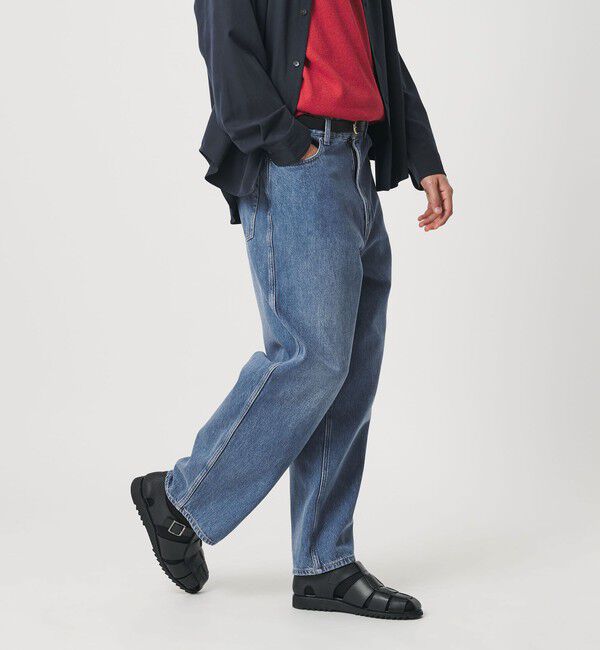 BEAUTY&YOUTH UNITED ARROWS「フェード バギー テーパード 5P デニムパンツ」|チノ|