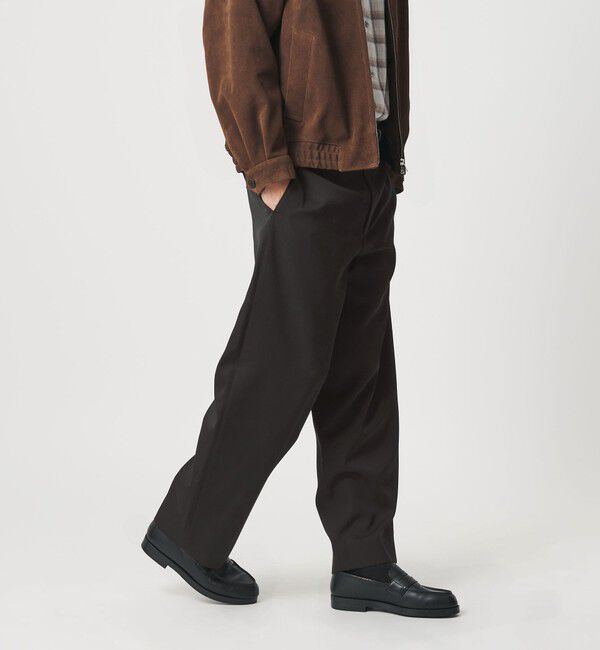 BEAUTY&YOUTH UNITED ARROWS「HI-LINE ウーステッド カーヴィー トラウザーズ」|チノ|