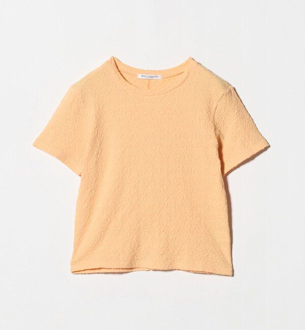 BEAUTY&YOUTH UNITED ARROWS「ジャガード コンパクト ショートスリーブTシャツ」|Tシャツ・カットソー|SHERBET