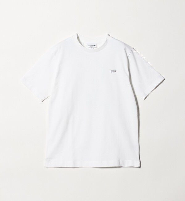 BEAUTY&YOUTH UNITED ARROWS「＜LACOSTE＞アウトライン クロック クルーネック Tシャツ」|Tシャツ・カットソー|WHITE