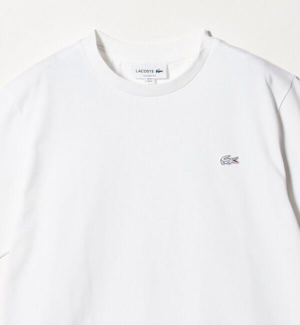 BEAUTY&YOUTH UNITED ARROWS「＜LACOSTE＞アウトライン クロック クルーネック Tシャツ」|Tシャツ・カットソー|
