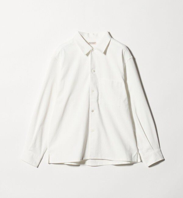 BEAUTY&YOUTH UNITED ARROWS「TC リネン キャンプカラー グランデ シャツ GRANDE型」|シャツ・ブラウス|WHITE