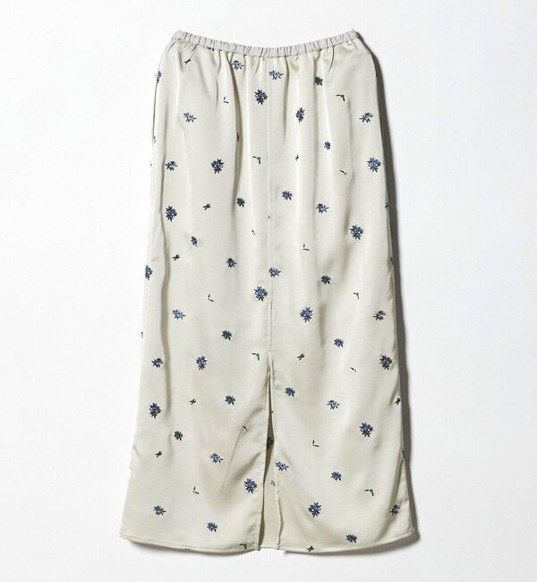 BEAUTY&YOUTH UNITED ARROWS「フラワー エンブロイダリー ドローストリング スカート ウォッシャブル」|スカート|