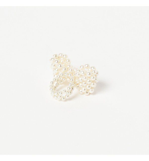 BEAMSBOY「パール リボン リング」|その他|
