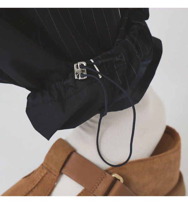 Ray BEAMS 「ストライプ キリカエ トラックパンツ」|チノ|