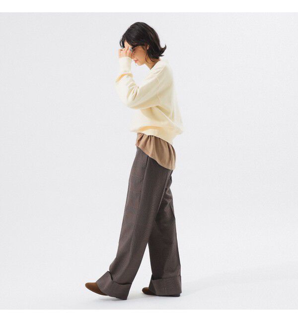 BEAMSBOY「フリーダムスリーブ Vネック スウェット」|スウェット・ジャージ|