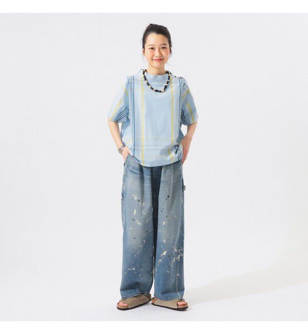 BEAMSBOY「ボーイ ビッグタータン ショートスリーブ」|シャツ・ブラウス|