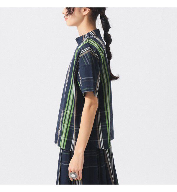 BEAMSBOY「ボーイ ビッグタータン ショートスリーブ」|シャツ・ブラウス|