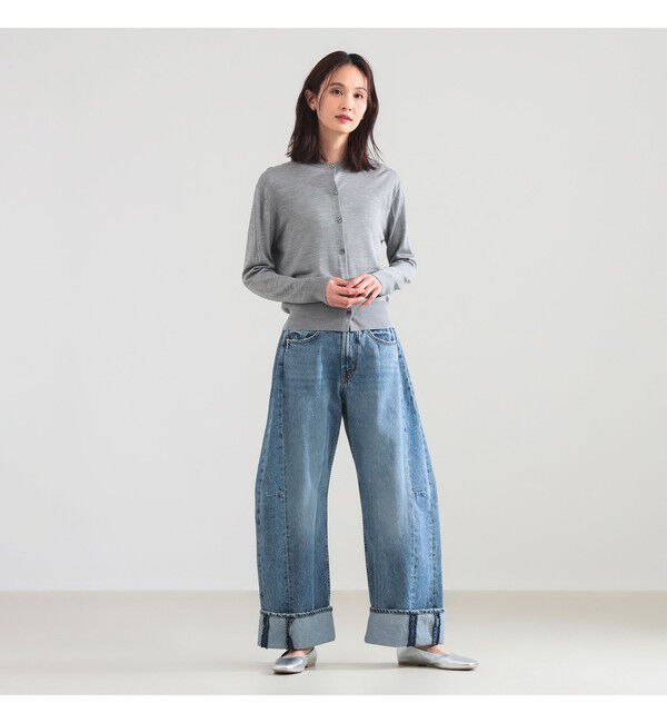 Demi-Luxe BEAMS 「シルク クルーネック カーディガン」|ニット・セーター|