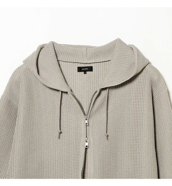 BEAMS「メッシュ ジップアップ フーディ【リラックスフィット】」|スウェット・ジャージ|