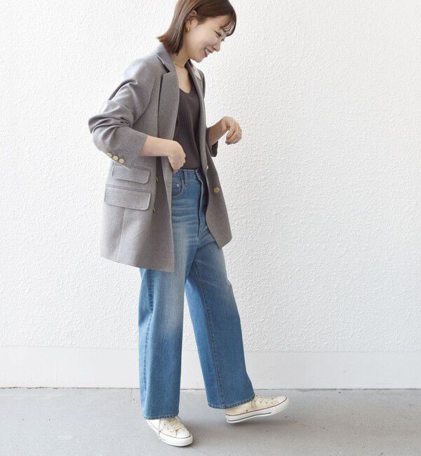 SHIPS any「SHIPS any:〈洗濯機可能〉アイビー ブレザー ダブル ジャケット」|テーラードジャケット|